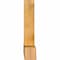 Ekena Millwork Portland Rough Sawn Timber Gable Bracket, Western Red Cedar, 96"W x 32"H x 6"D x 6"F, 8/12 Pitch GBW096X32X0606POR00RWR - alternate 3